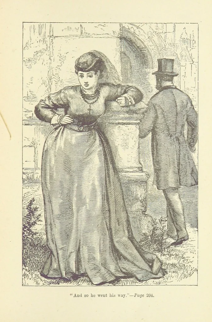 An illustration from The Vicar of Redcross; or, Till Death us do Part, 1888, leaf 205