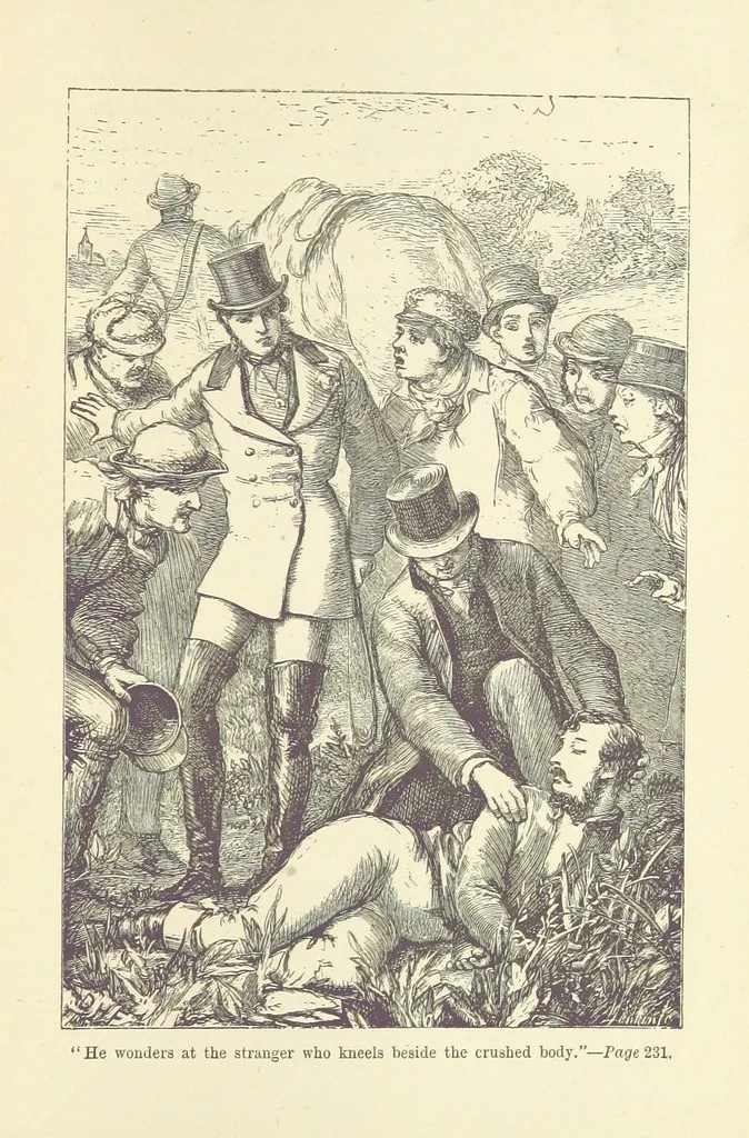 An illustration from The Vicar of Redcross; or, Till Death us do Part, 1888, leaf 233