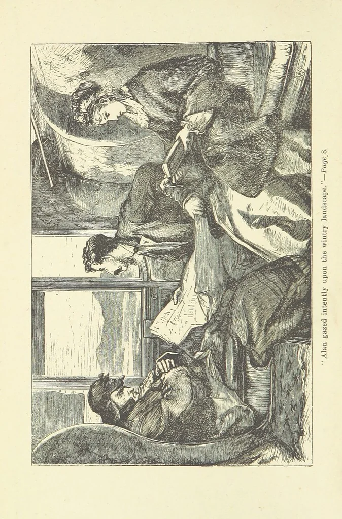 An illustration from The Vicar of Redcross; or, Till Death us do Part, 1888, leaf 6