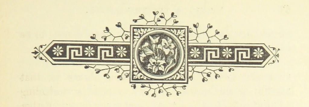 An illustration from The Bloom of Faded Years. [A novel, 1896, leaf 77