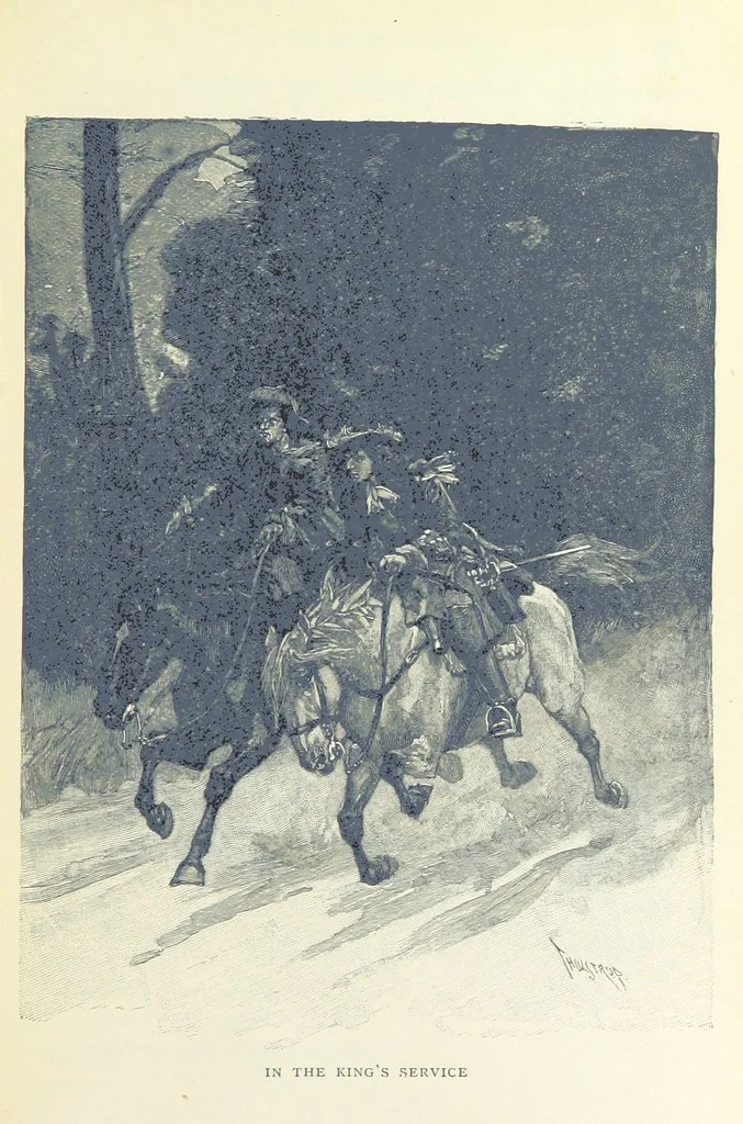 An illustration from The Refugees ... New edition, 1895, leaf 169