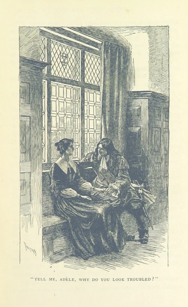 An illustration from The Refugees ... New edition, 1895, leaf 17