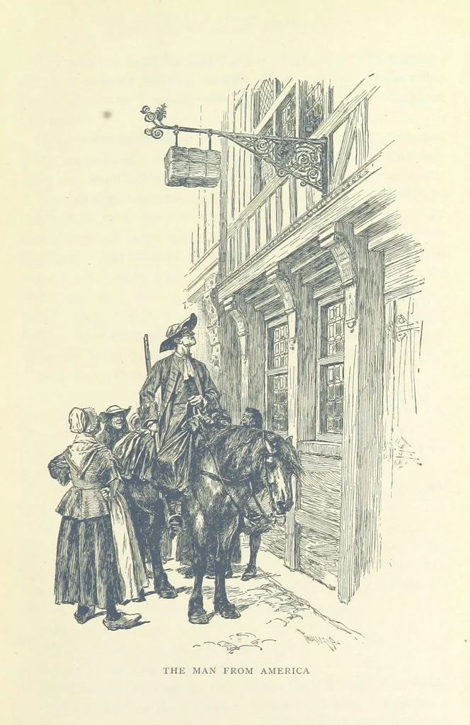 An illustration from The Refugees ... New edition, 1895, leaf 21