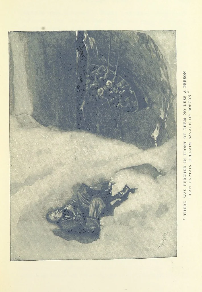 An illustration from The Refugees ... New edition, 1895, leaf 287