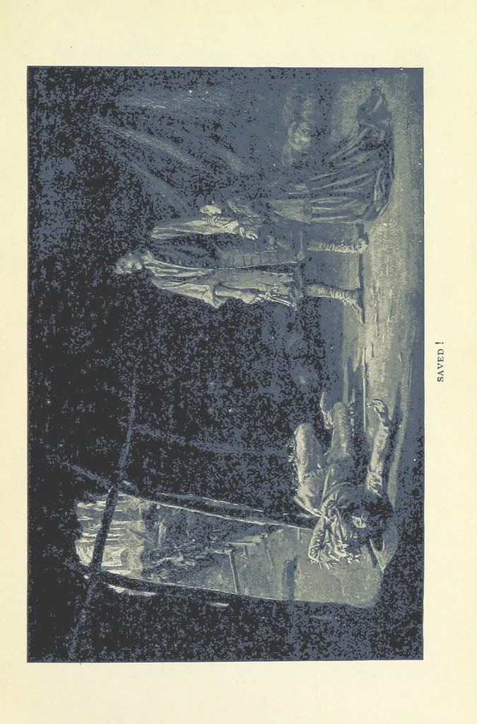An illustration from The Refugees ... New edition, 1895, leaf 433