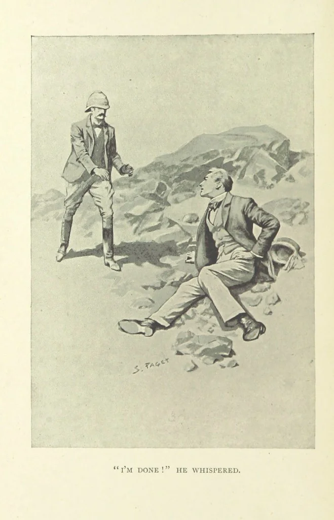 An illustration from The Tragedy of the Korosko, etc. [A tale, 1898, leaf 104