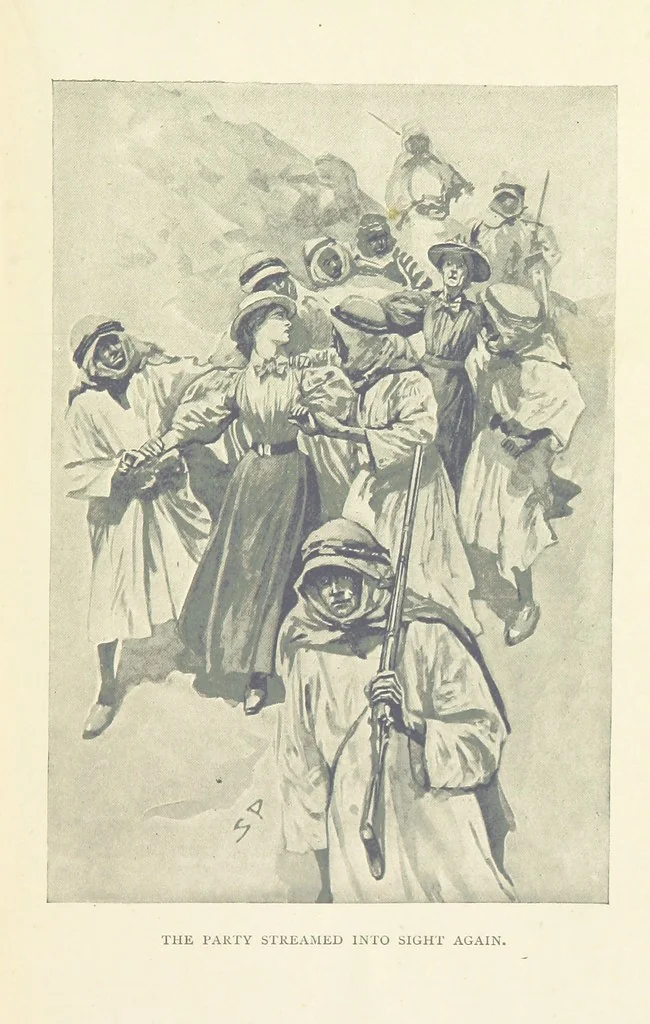 An illustration from The Tragedy of the Korosko, etc. [A tale, 1898, leaf 123