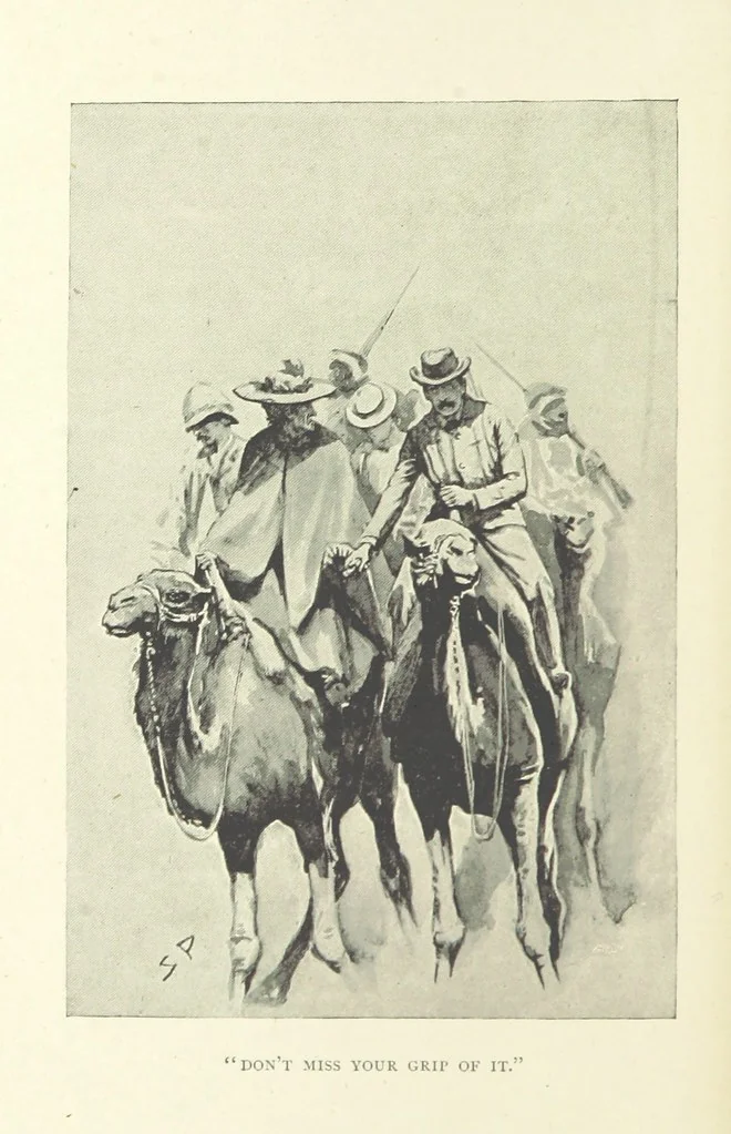 An illustration from The Tragedy of the Korosko, etc. [A tale, 1898, leaf 132
