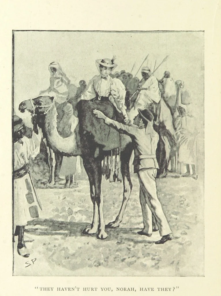 An illustration from The Tragedy of the Korosko, etc. [A tale, 1898, leaf 170