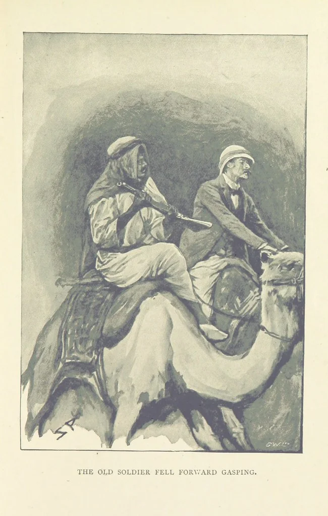 An illustration from The Tragedy of the Korosko, etc. [A tale, 1898, leaf 179