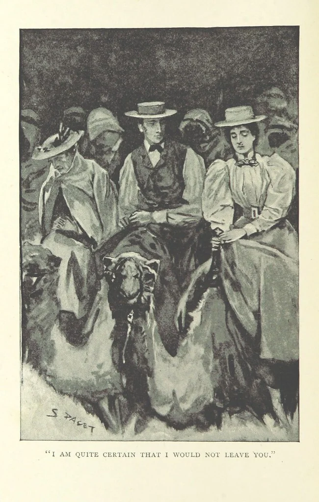 An illustration from The Tragedy of the Korosko, etc. [A tale, 1898, leaf 188