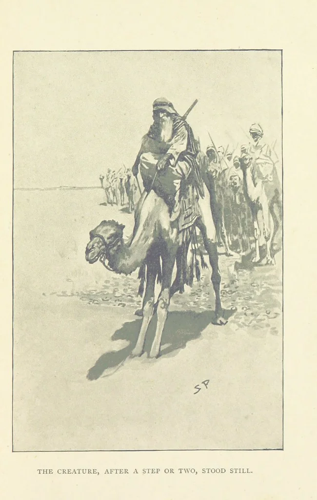 An illustration from The Tragedy of the Korosko, etc. [A tale, 1898, leaf 213