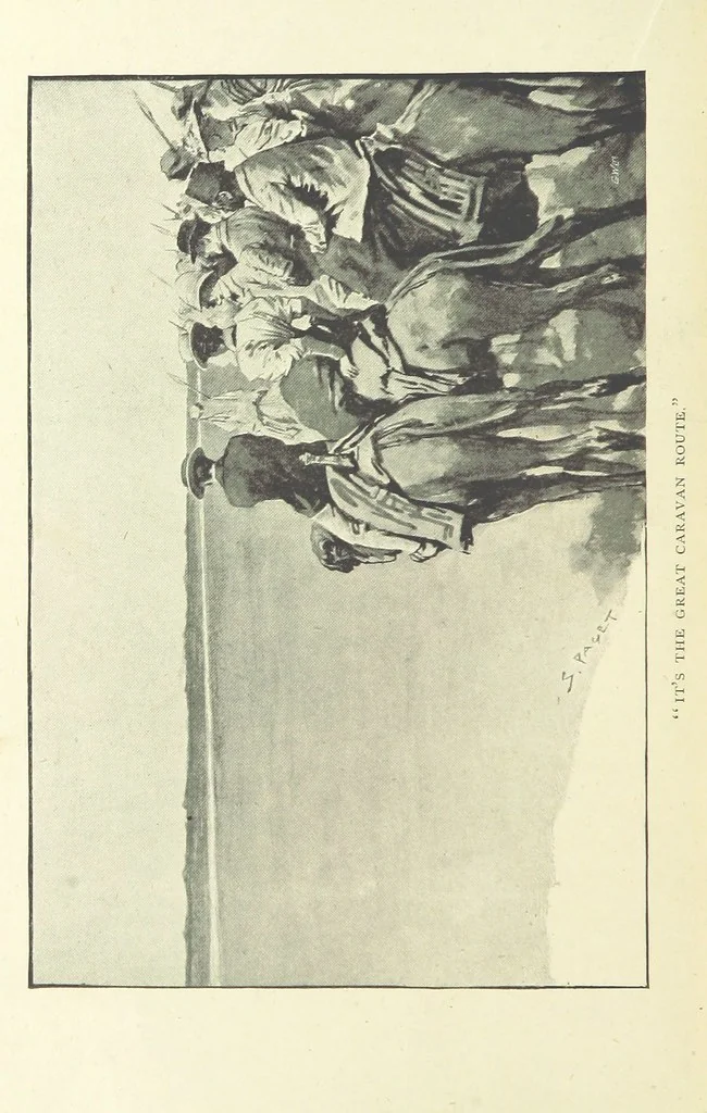 An illustration from The Tragedy of the Korosko, etc. [A tale, 1898, leaf 218