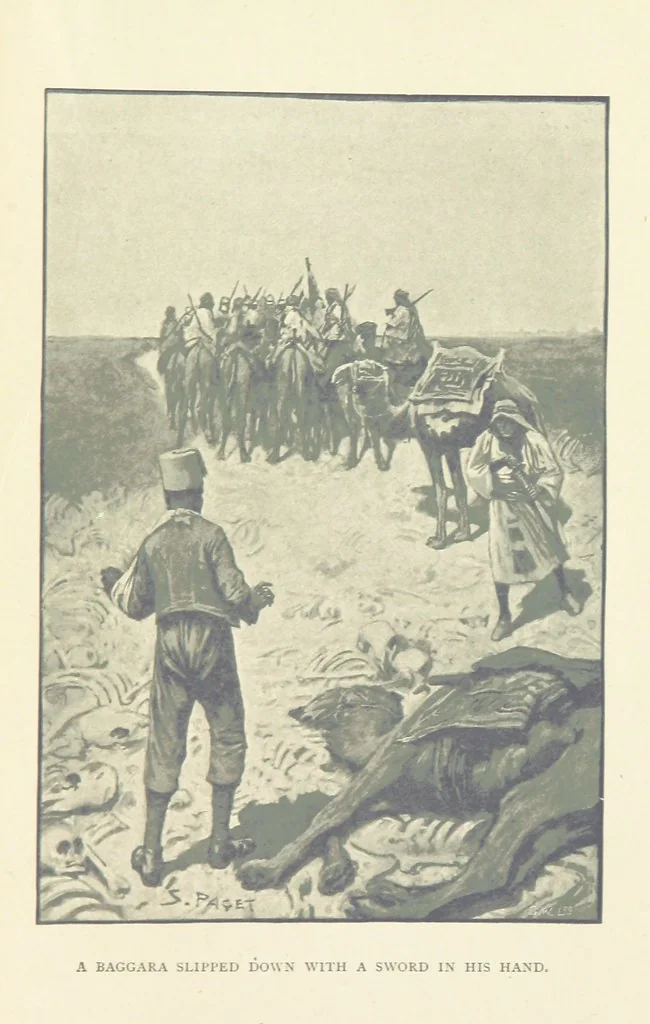 An illustration from The Tragedy of the Korosko, etc. [A tale, 1898, leaf 231