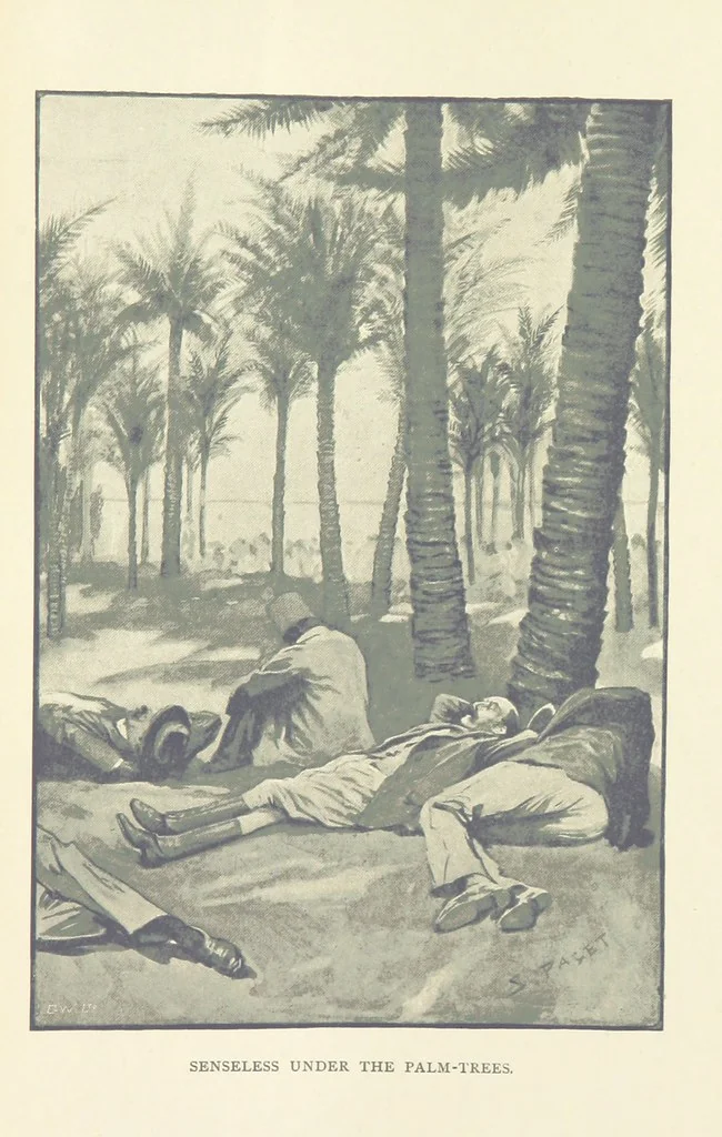 An illustration from The Tragedy of the Korosko, etc. [A tale, 1898, leaf 237