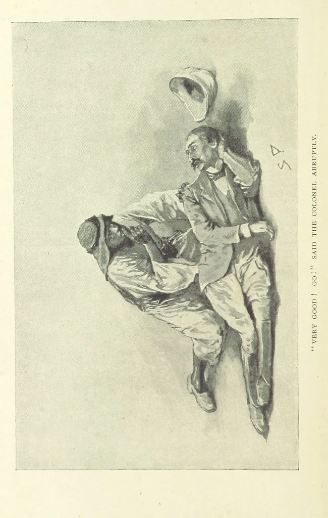 An illustration from The Tragedy of the Korosko, etc. [A tale, 1898, leaf 244
