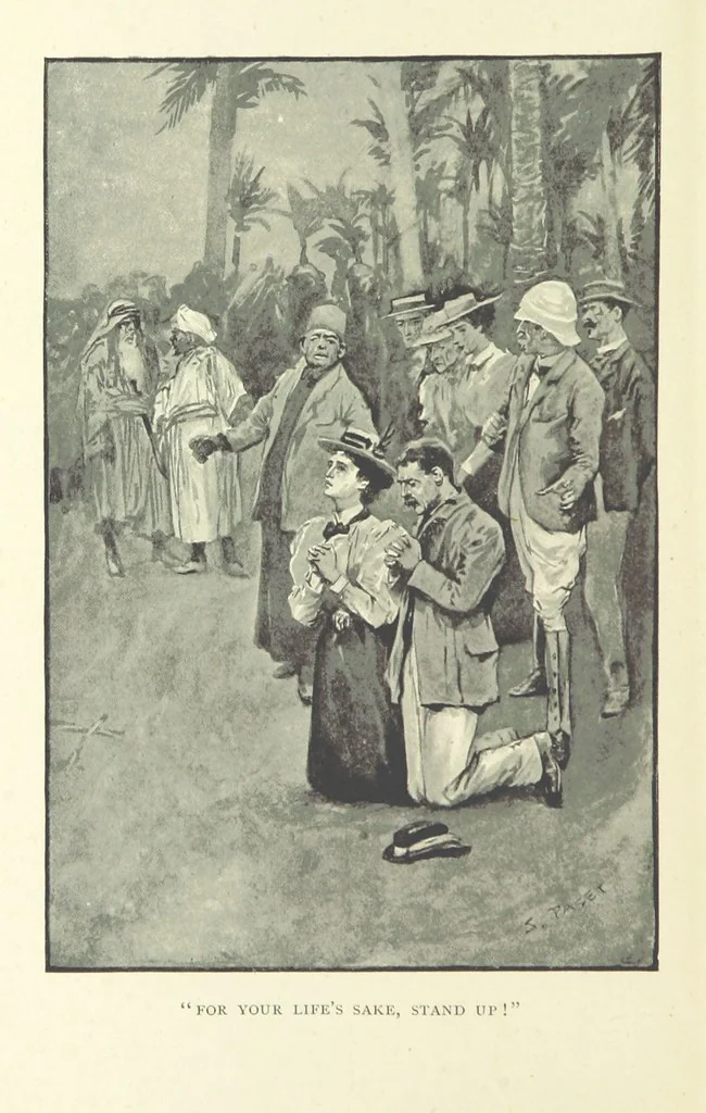 An illustration from The Tragedy of the Korosko, etc. [A tale, 1898, leaf 270