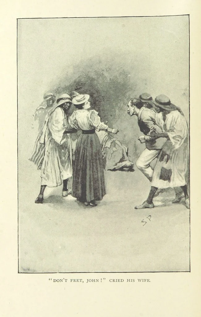 An illustration from The Tragedy of the Korosko, etc. [A tale, 1898, leaf 274