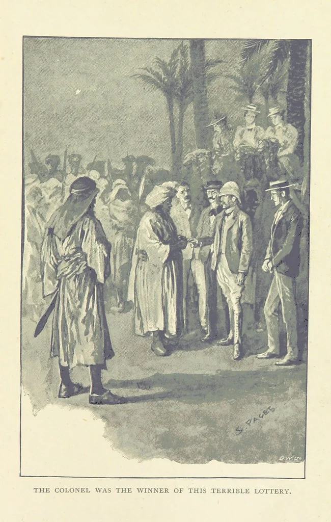 An illustration from The Tragedy of the Korosko, etc. [A tale, 1898, leaf 281