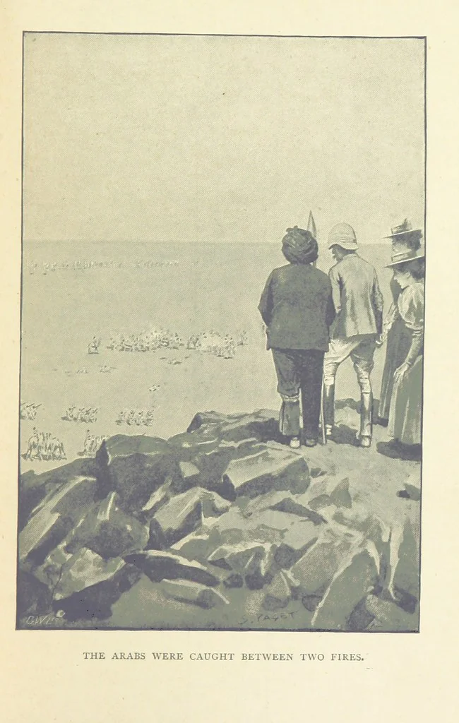An illustration from The Tragedy of the Korosko, etc. [A tale, 1898, leaf 329