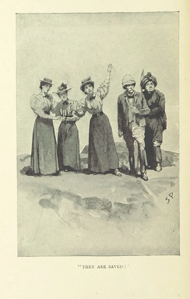 An illustration from The Tragedy of the Korosko, etc. [A tale, 1898, leaf 334