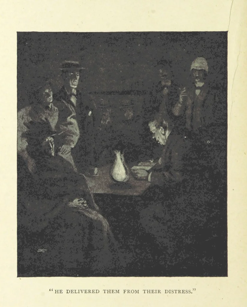 An illustration from The Tragedy of the Korosko, etc. [A tale, 1898, leaf 344