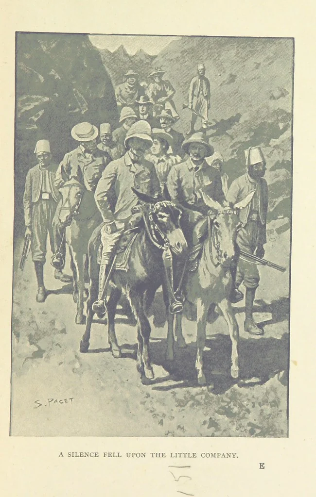 An illustration from The Tragedy of the Korosko, etc. [A tale, 1898, leaf 81