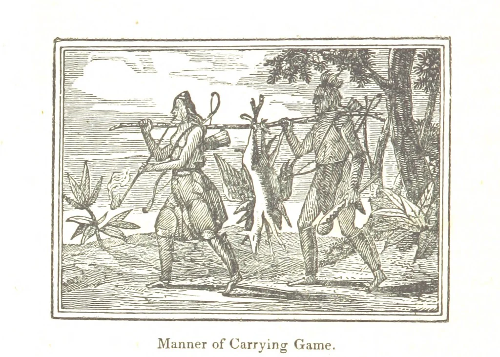 An illustration from Biography and History of the Indians of North America ... also a history of their wars ... Likewise exhibiting an analysis of the ... authors, who have written upon ... the first peopling of America. Third edition, with ... additions ... corrections and ... engravings, 1836, leaf 348