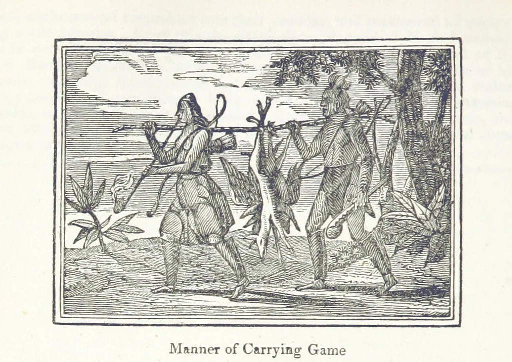An illustration from Biography and History of the Indians of North America ... also a history of their wars ... Likewise exhibiting an analysis of the ... authors, who have written upon ... the first peopling of America. Third edition, with ... additions ... corrections and ... engravings, 1837, leaf 350
