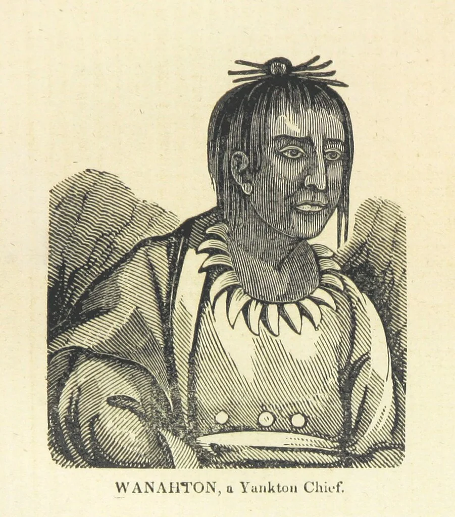 An illustration from Biography and History of the Indians of North America ... also a history of their wars ... Likewise exhibiting an analysis of the ... authors, who have written upon ... the first peopling of America. Third edition, with ... additions ... corrections and ... engravings, 1837, leaf 457