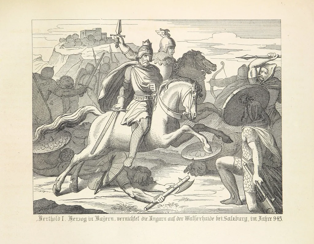 An illustration from Geschichte von Bayern und der zum Königreiche Bayern gehörigen Provinzen Rheinpfalz, Franken u. Schwaben in 120 Bildern mit erklärendem Texte, 1853, leaf 101