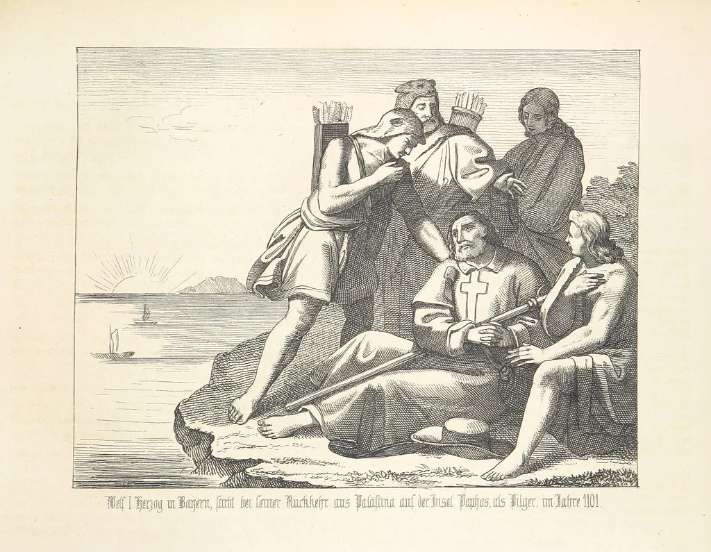 An illustration from Geschichte von Bayern und der zum Königreiche Bayern gehörigen Provinzen Rheinpfalz, Franken u. Schwaben in 120 Bildern mit erklärendem Texte, 1853, leaf 127