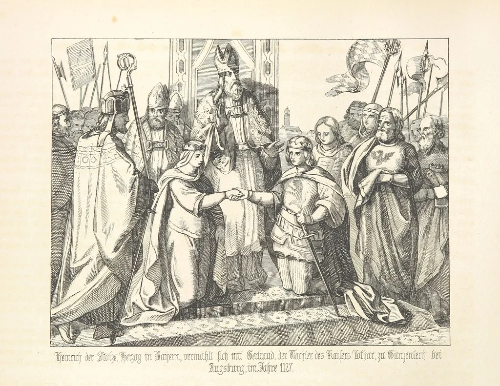 An illustration from Geschichte von Bayern und der zum Königreiche Bayern gehörigen Provinzen Rheinpfalz, Franken u. Schwaben in 120 Bildern mit erklärendem Texte, 1853, leaf 130