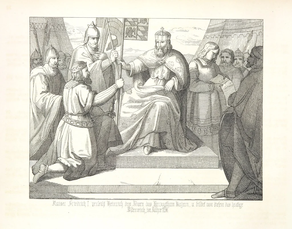 An illustration from Geschichte von Bayern und der zum Königreiche Bayern gehörigen Provinzen Rheinpfalz, Franken u. Schwaben in 120 Bildern mit erklärendem Texte, 1853, leaf 148