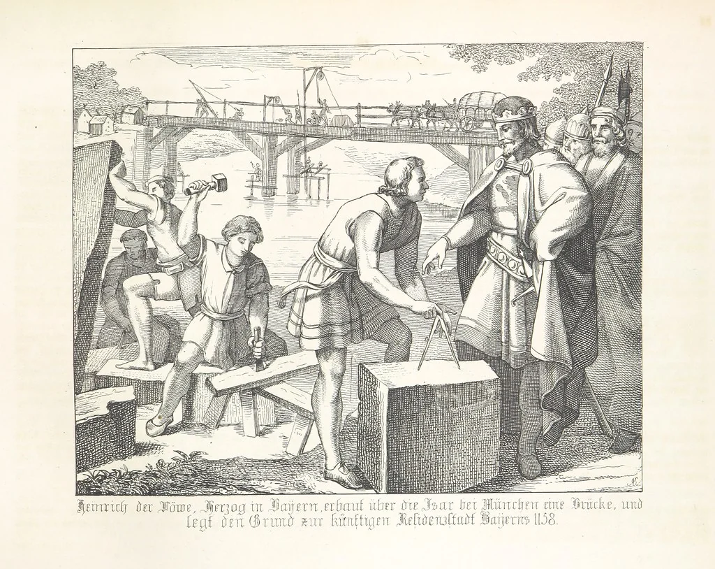 An illustration from Geschichte von Bayern und der zum Königreiche Bayern gehörigen Provinzen Rheinpfalz, Franken u. Schwaben in 120 Bildern mit erklärendem Texte, 1853, leaf 151