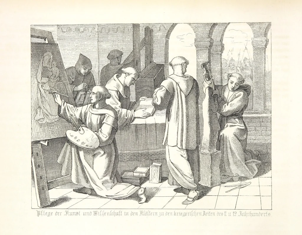 An illustration from Geschichte von Bayern und der zum Königreiche Bayern gehörigen Provinzen Rheinpfalz, Franken u. Schwaben in 120 Bildern mit erklärendem Texte, 1853, leaf 166