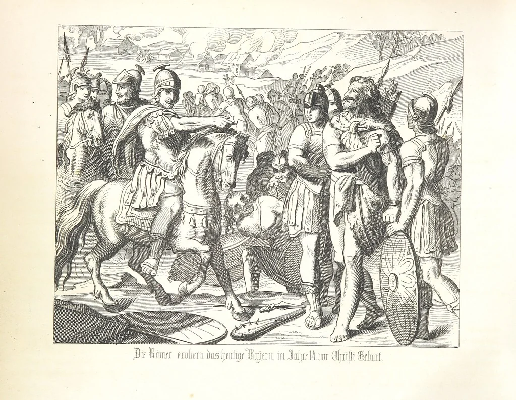 An illustration from Geschichte von Bayern und der zum Königreiche Bayern gehörigen Provinzen Rheinpfalz, Franken u. Schwaben in 120 Bildern mit erklärendem Texte, 1853, leaf 20