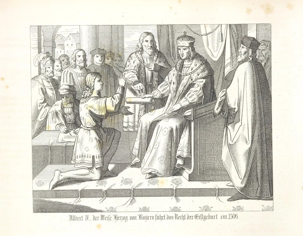 An illustration from Geschichte von Bayern und der zum Königreiche Bayern gehörigen Provinzen Rheinpfalz, Franken u. Schwaben in 120 Bildern mit erklärendem Texte, 1853, leaf 234