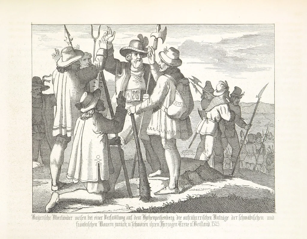 An illustration from Geschichte von Bayern und der zum Königreiche Bayern gehörigen Provinzen Rheinpfalz, Franken u. Schwaben in 120 Bildern mit erklärendem Texte, 1853, leaf 257