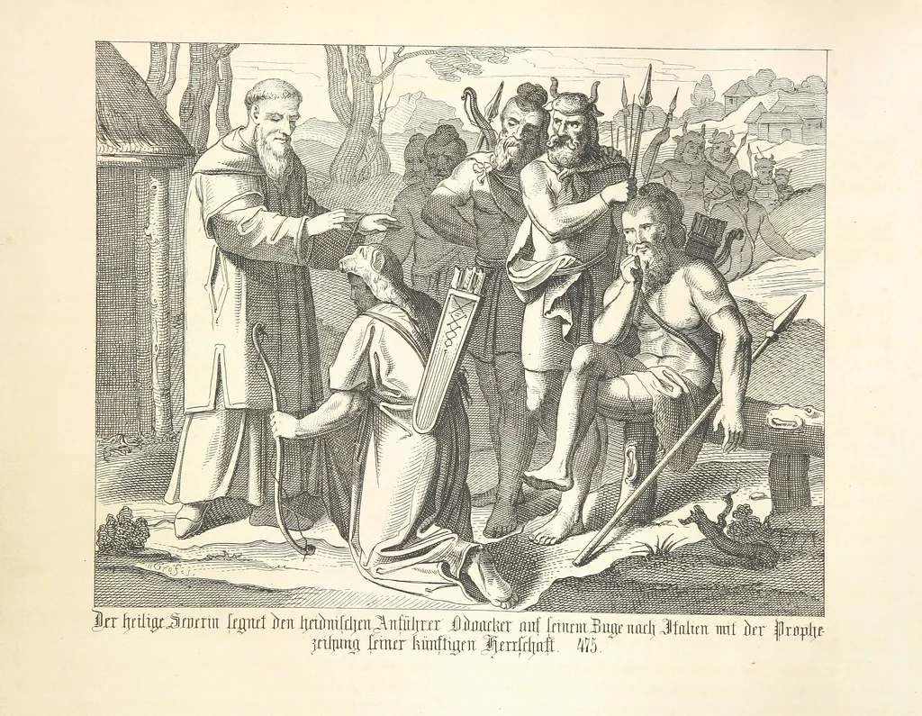 An illustration from Geschichte von Bayern und der zum Königreiche Bayern gehörigen Provinzen Rheinpfalz, Franken u. Schwaben in 120 Bildern mit erklärendem Texte, 1853, leaf 26