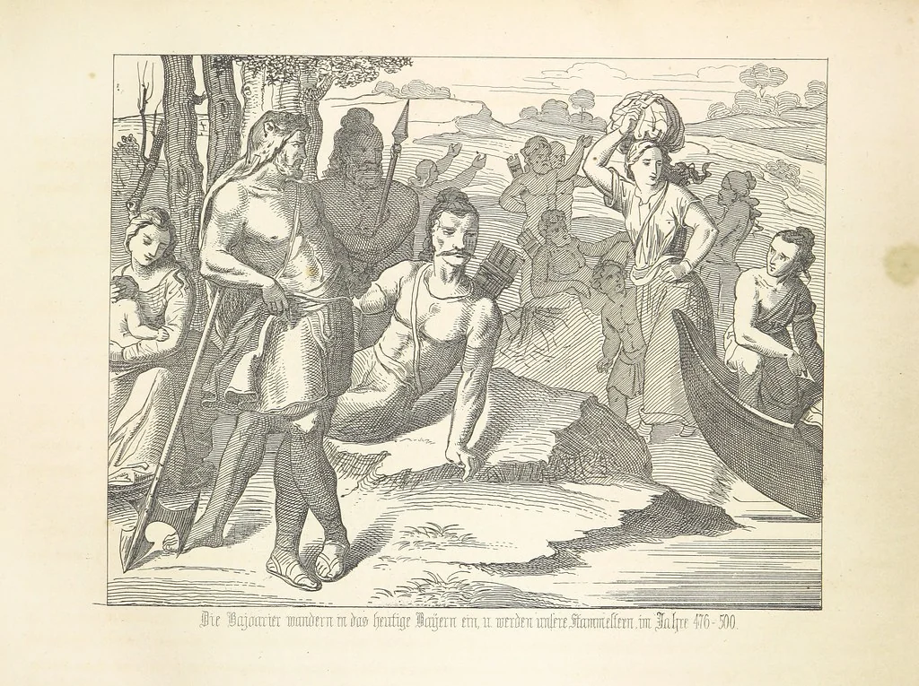 An illustration from Geschichte von Bayern und der zum Königreiche Bayern gehörigen Provinzen Rheinpfalz, Franken u. Schwaben in 120 Bildern mit erklärendem Texte, 1853, leaf 29