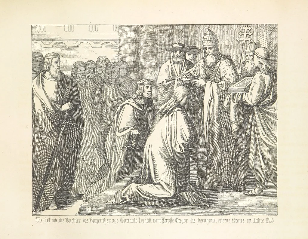 An illustration from Geschichte von Bayern und der zum Königreiche Bayern gehörigen Provinzen Rheinpfalz, Franken u. Schwaben in 120 Bildern mit erklärendem Texte, 1853, leaf 35