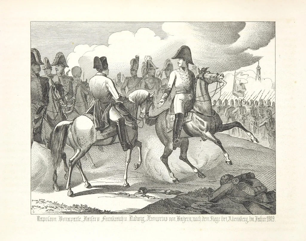 An illustration from Geschichte von Bayern und der zum Königreiche Bayern gehörigen Provinzen Rheinpfalz, Franken u. Schwaben in 120 Bildern mit erklärendem Texte, 1853, leaf 414