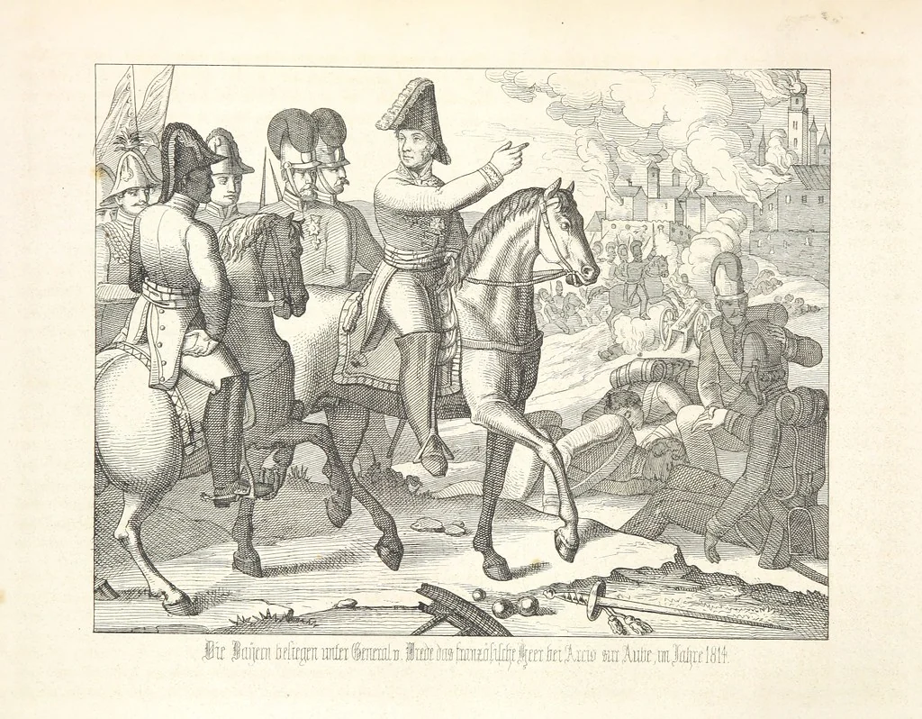 An illustration from Geschichte von Bayern und der zum Königreiche Bayern gehörigen Provinzen Rheinpfalz, Franken u. Schwaben in 120 Bildern mit erklärendem Texte, 1853, leaf 428