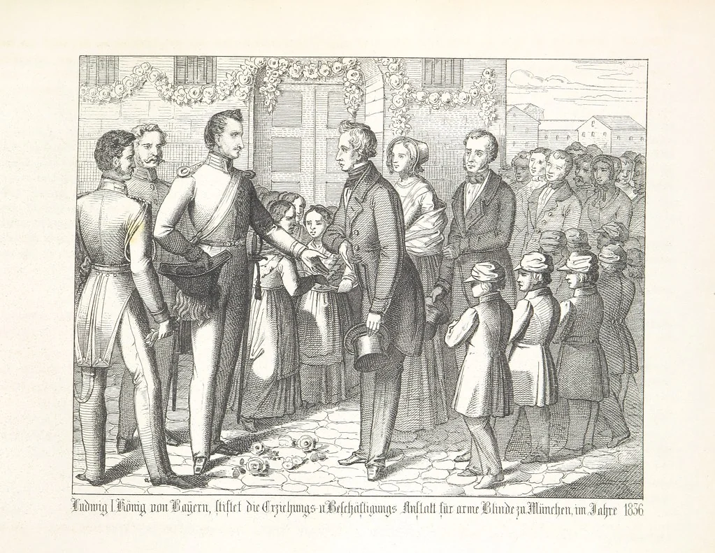 An illustration from Geschichte von Bayern und der zum Königreiche Bayern gehörigen Provinzen Rheinpfalz, Franken u. Schwaben in 120 Bildern mit erklärendem Texte, 1853, leaf 447