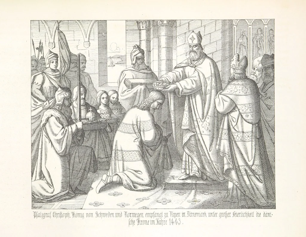 An illustration from Geschichte von Bayern und der zum Königreiche Bayern gehörigen Provinzen Rheinpfalz, Franken u. Schwaben in 120 Bildern mit erklärendem Texte, 1853, leaf 477