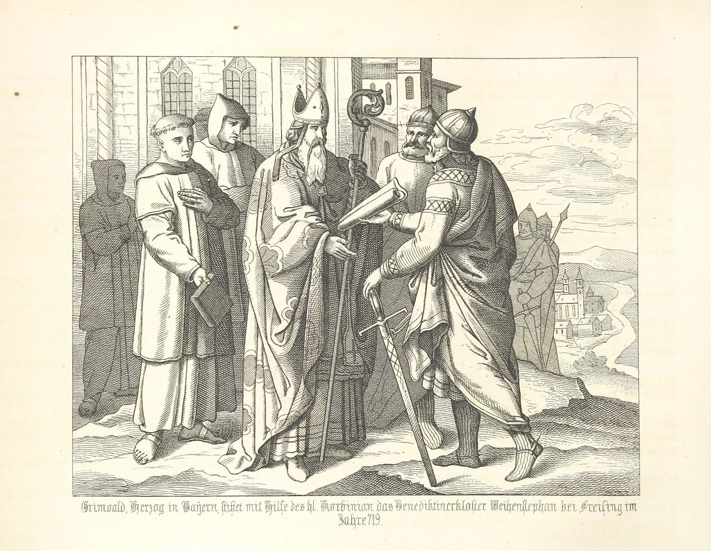An illustration from Geschichte von Bayern und der zum Königreiche Bayern gehörigen Provinzen Rheinpfalz, Franken u. Schwaben in 120 Bildern mit erklärendem Texte, 1853, leaf 50
