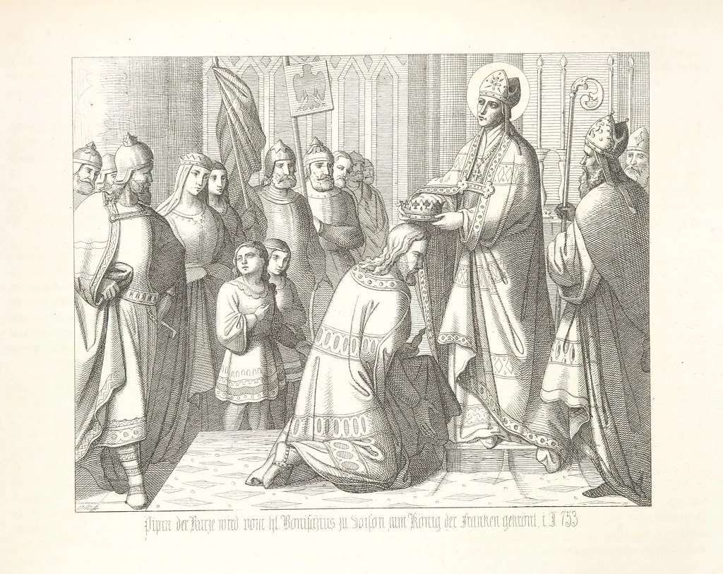 An illustration from Geschichte von Bayern und der zum Königreiche Bayern gehörigen Provinzen Rheinpfalz, Franken u. Schwaben in 120 Bildern mit erklärendem Texte, 1853, leaf 508