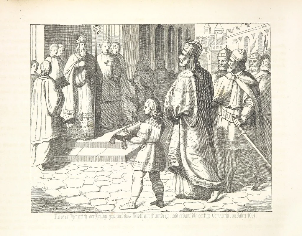 An illustration from Geschichte von Bayern und der zum Königreiche Bayern gehörigen Provinzen Rheinpfalz, Franken u. Schwaben in 120 Bildern mit erklärendem Texte, 1853, leaf 516