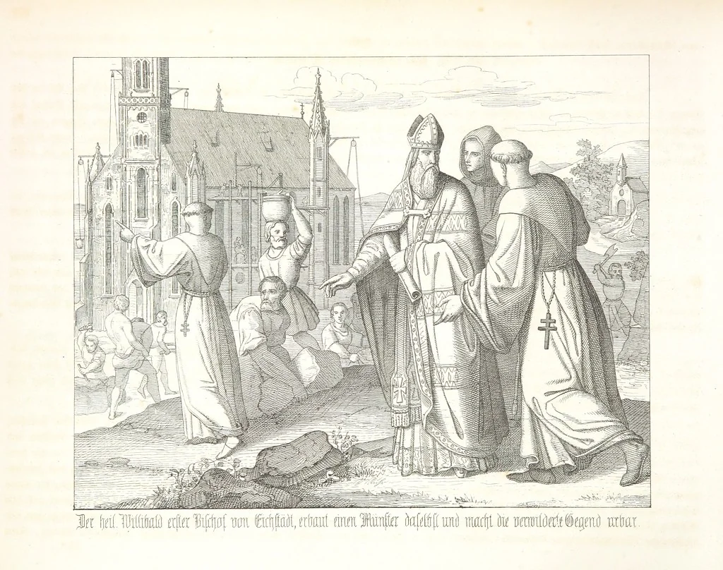 An illustration from Geschichte von Bayern und der zum Königreiche Bayern gehörigen Provinzen Rheinpfalz, Franken u. Schwaben in 120 Bildern mit erklärendem Texte, 1853, leaf 520
